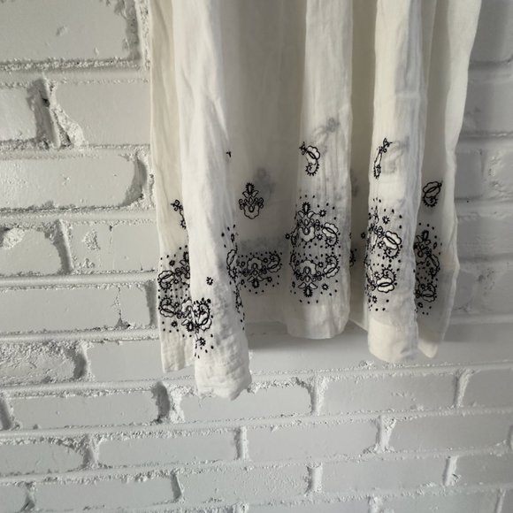 The Great Ivory & Black Embroidered Dress - Picture 4 of 7